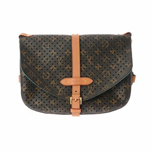 LOUIS VUITTON Monogram Perfo Flore Saumur Cruise Turquoise Blue Canvas